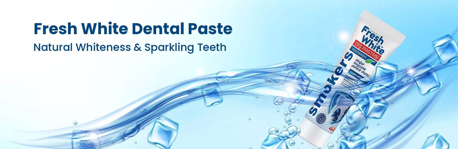 Fresh White Dental Paste – Natural Whiteness & Sparkling Teeth